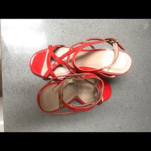 Red/Orange Andrea heels